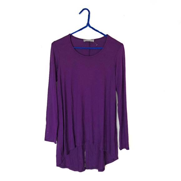 Stitch Fix Loveappella Purple Long Sleeve Knit Top - Picture 1 of 5